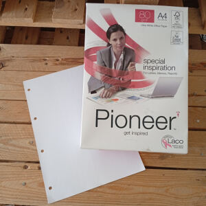 Papier A4 pré-perforé Pioneer